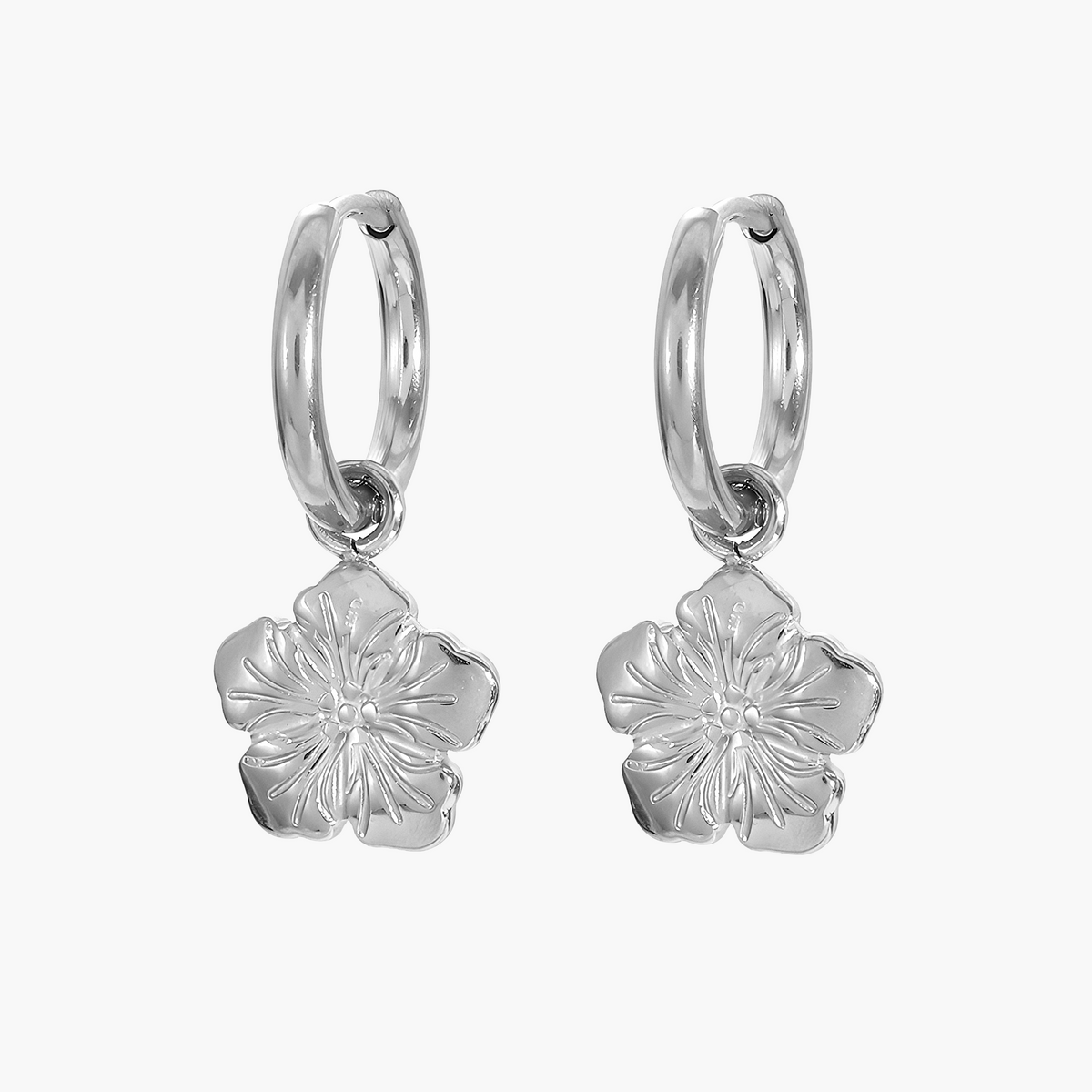 Pendientes de aro Bloom Charm