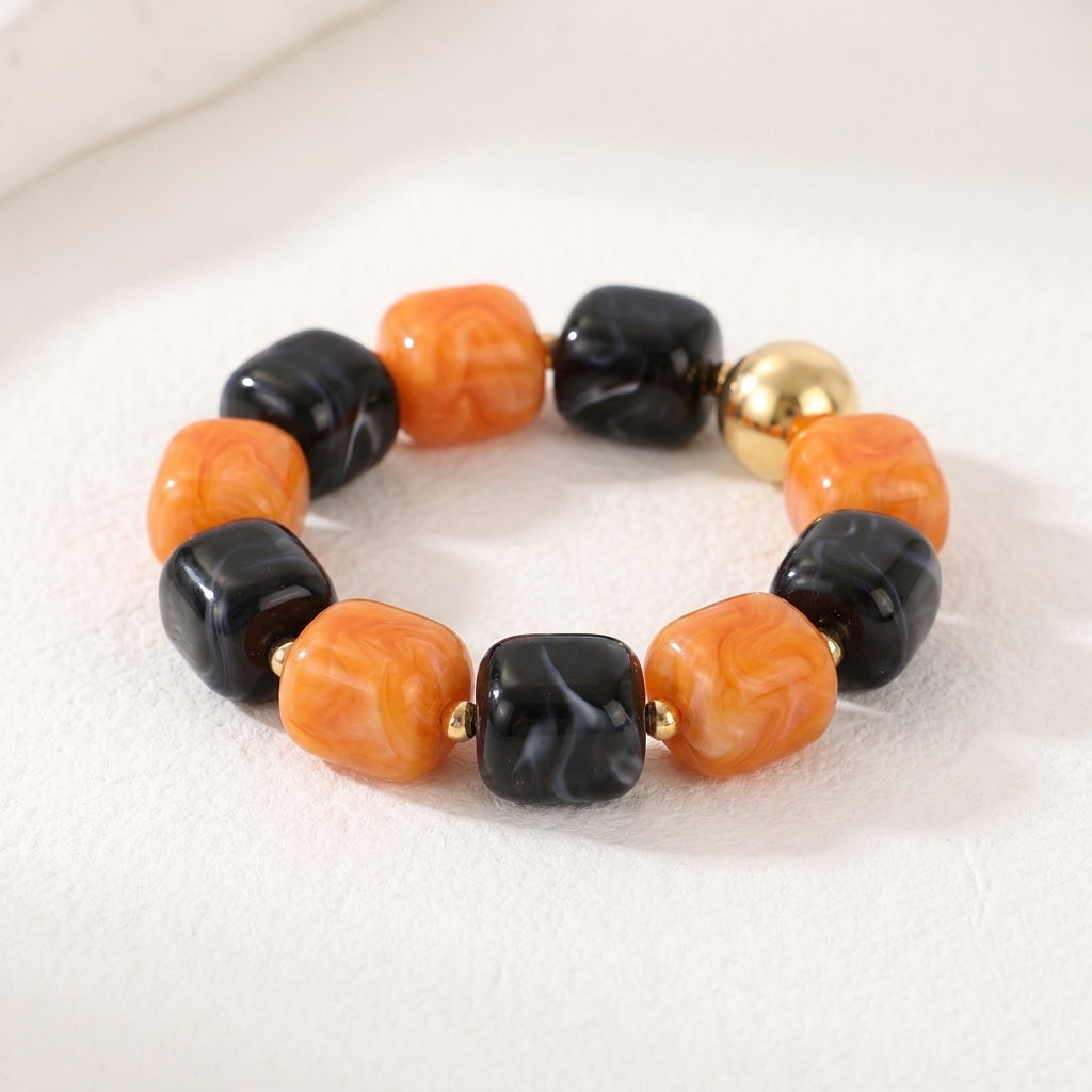 Pulsera gruesa de Halloween Pumpkin Twilight