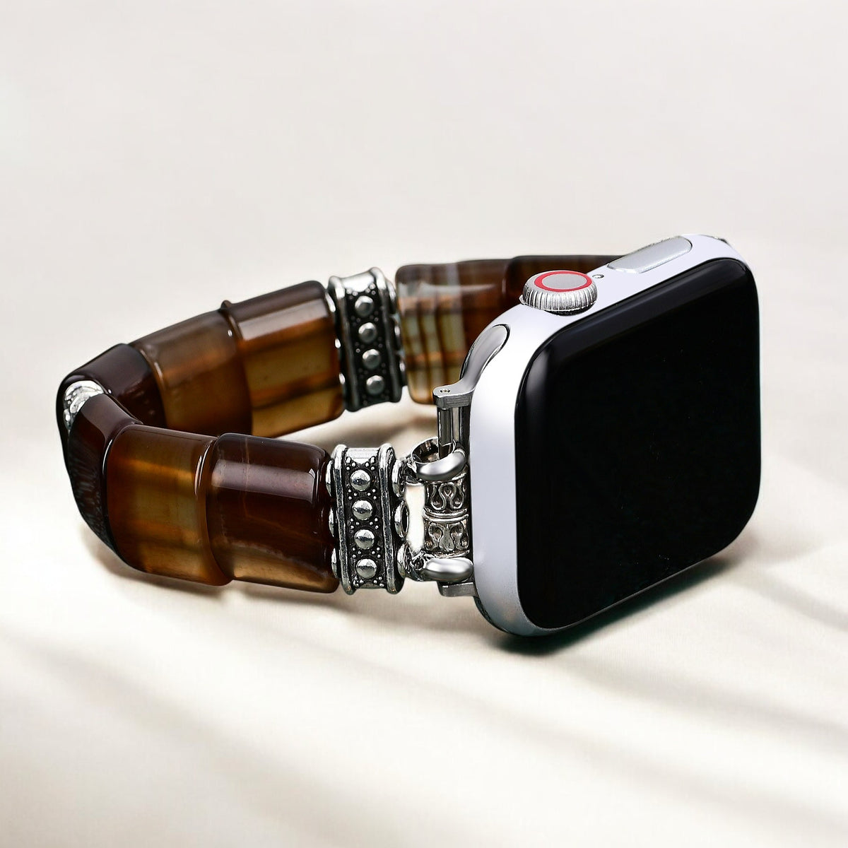 Correa elástica de ágata de duna etérea para Apple Watch