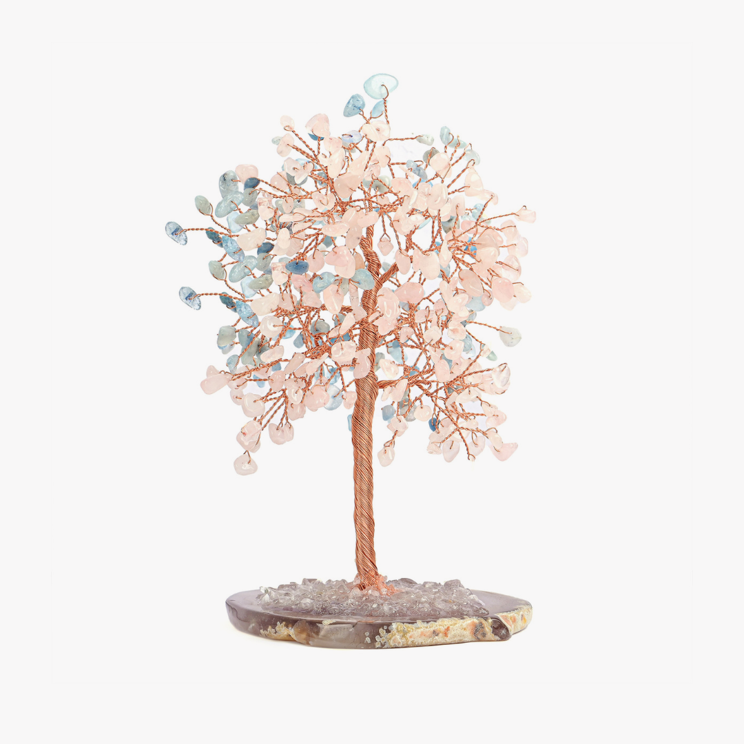 Árbol de la Vida Acuamarina Rosado