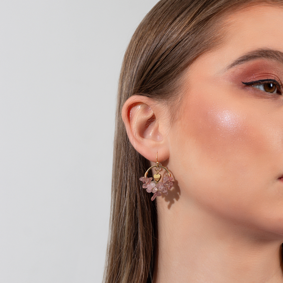 Pendientes de Piedras de Amor para San Valentín