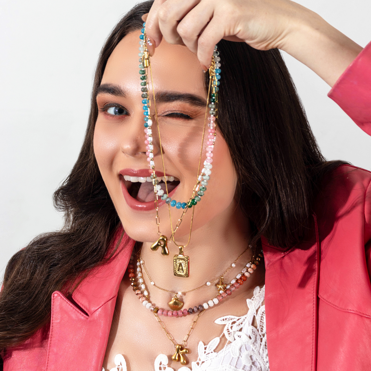 Collar de Piedra de Sueño Pastel