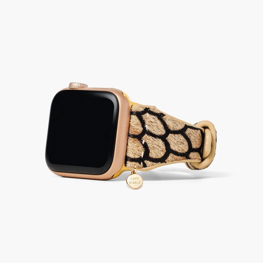 Correa de cuero Midnight Scales para Apple Watch