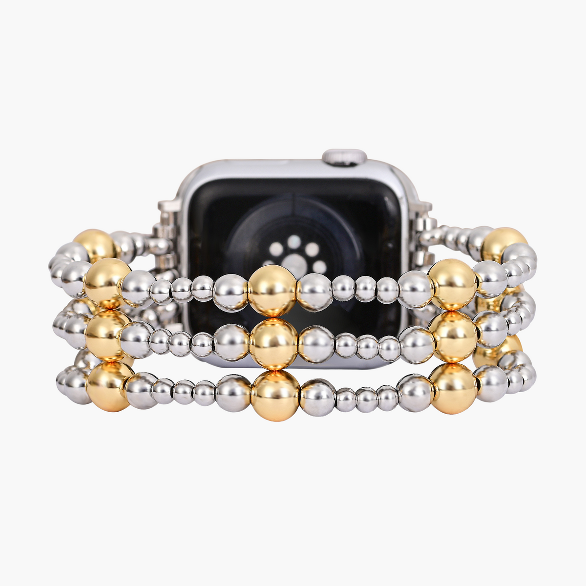 Correa Silver Ember Stretch Apple Watch