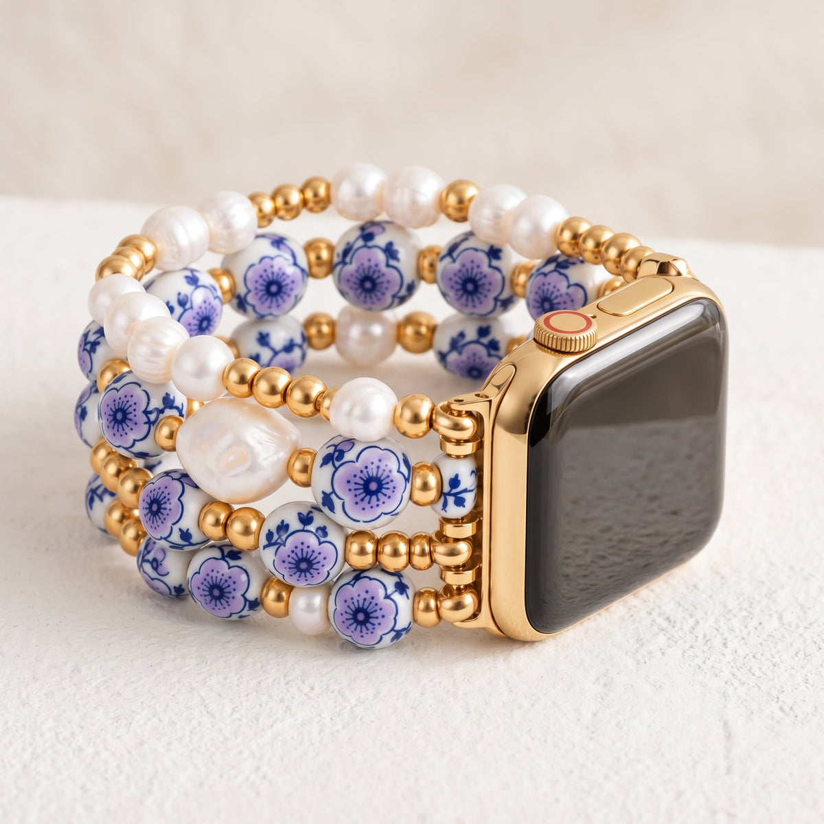 Correa para Apple Watch Lavender Bloom de Porcelain Garden