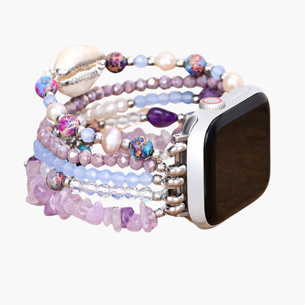 Correa elástica Lilac Shoreline para Apple Watch