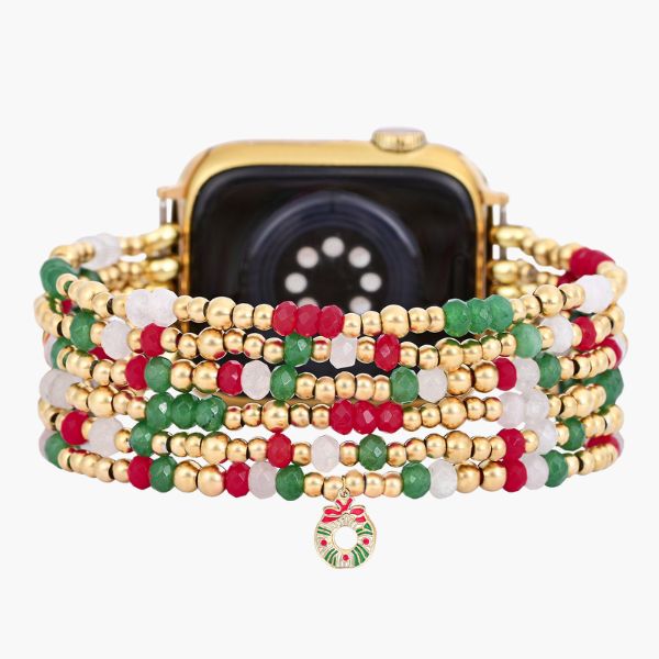 Correa Golden Holly Cheer Stretch Apple Watch