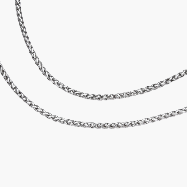 Cadena de trigo (plata) 3mm