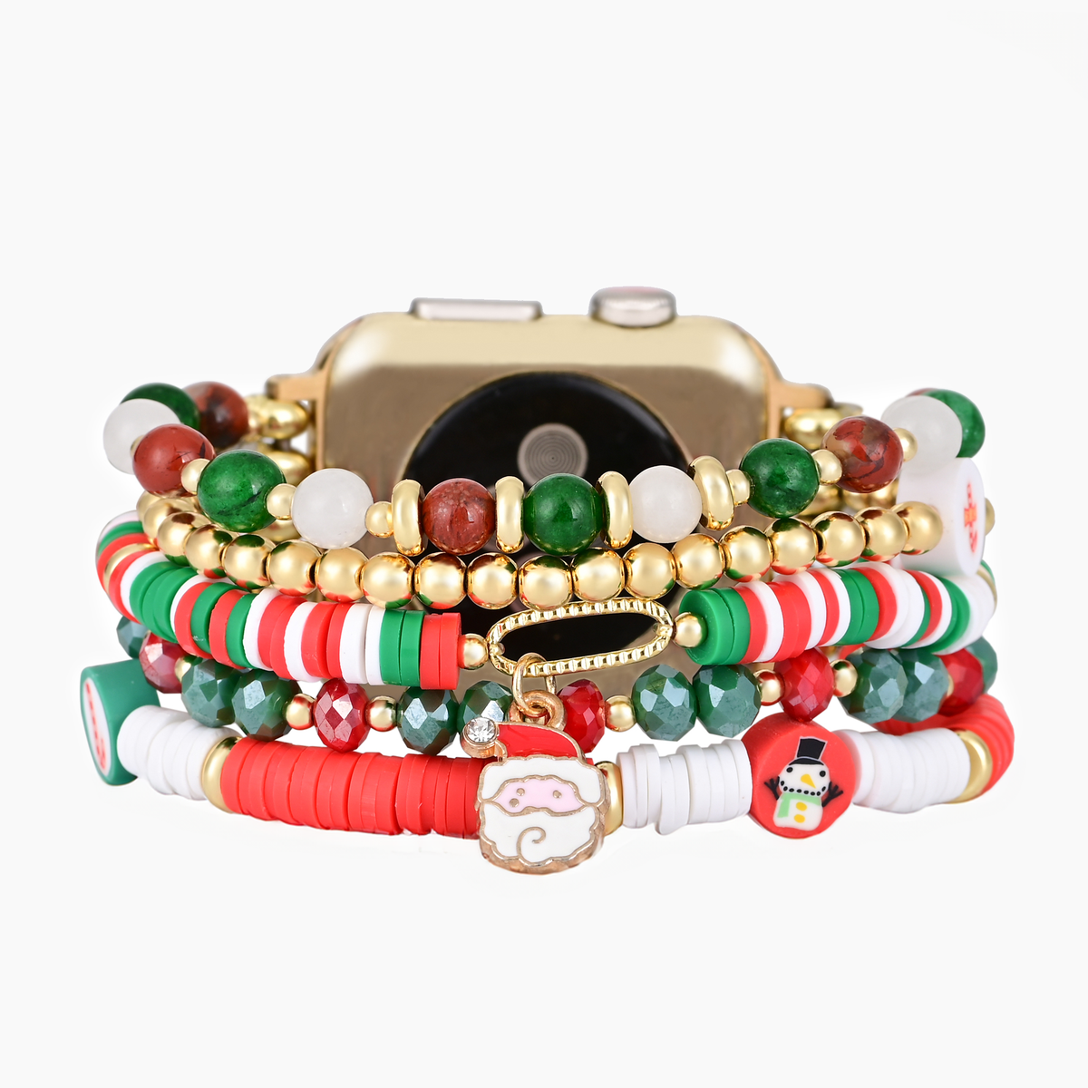 Correa Santa Sparkle Stretch Apple Watch