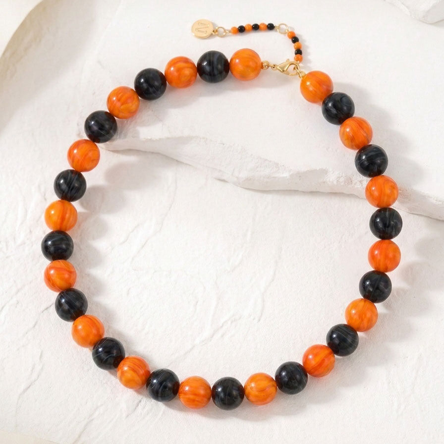 Collar grueso de Halloween Calabaza de medianoche