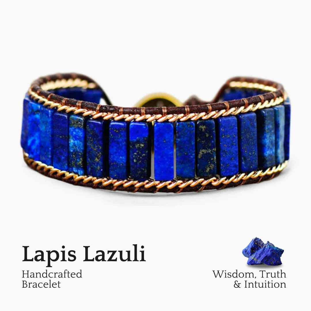 Pulsera de Energía de Lapislázuli