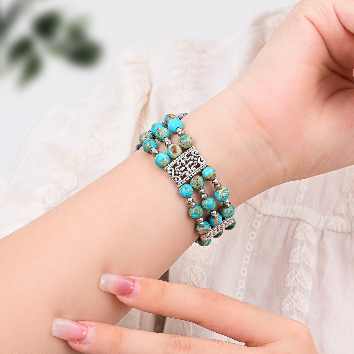 Correa Artisanal Turquoise Spirit Stretch para Apple Watch