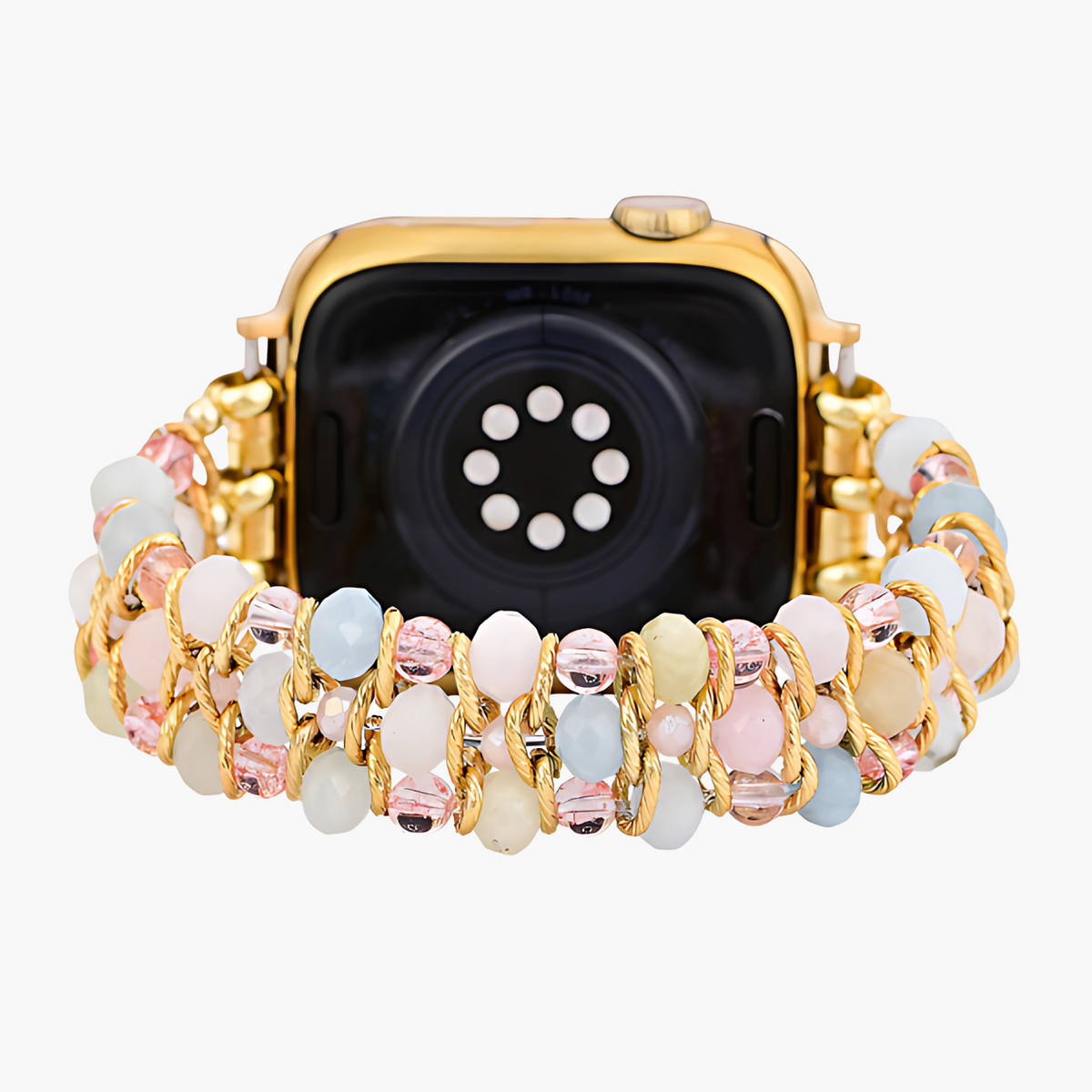 Correa elástica trenzada Golden Dawn para Apple Watch