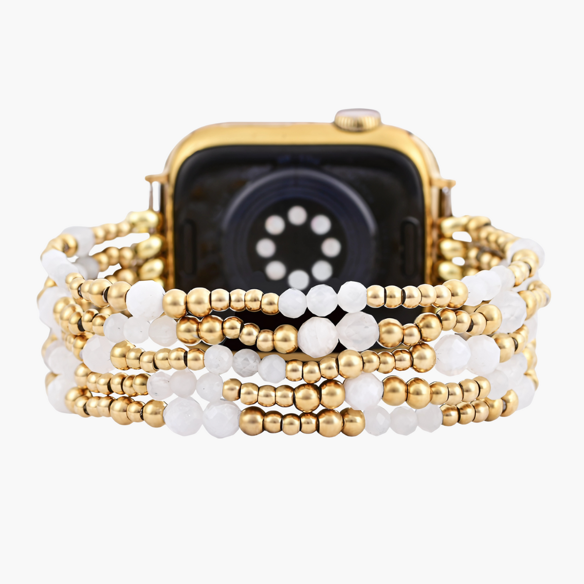 Correa elástica Golden Halo Moonstone para Apple Watch