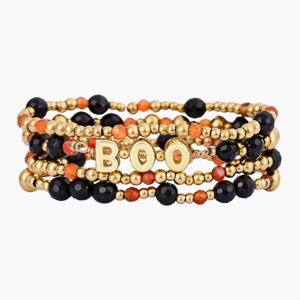 Set de Pulseras Brillantes Espeluznantes de Halloween