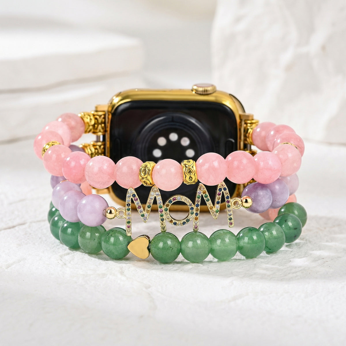 Correa elástica Eternal Jade MOM para Apple Watch