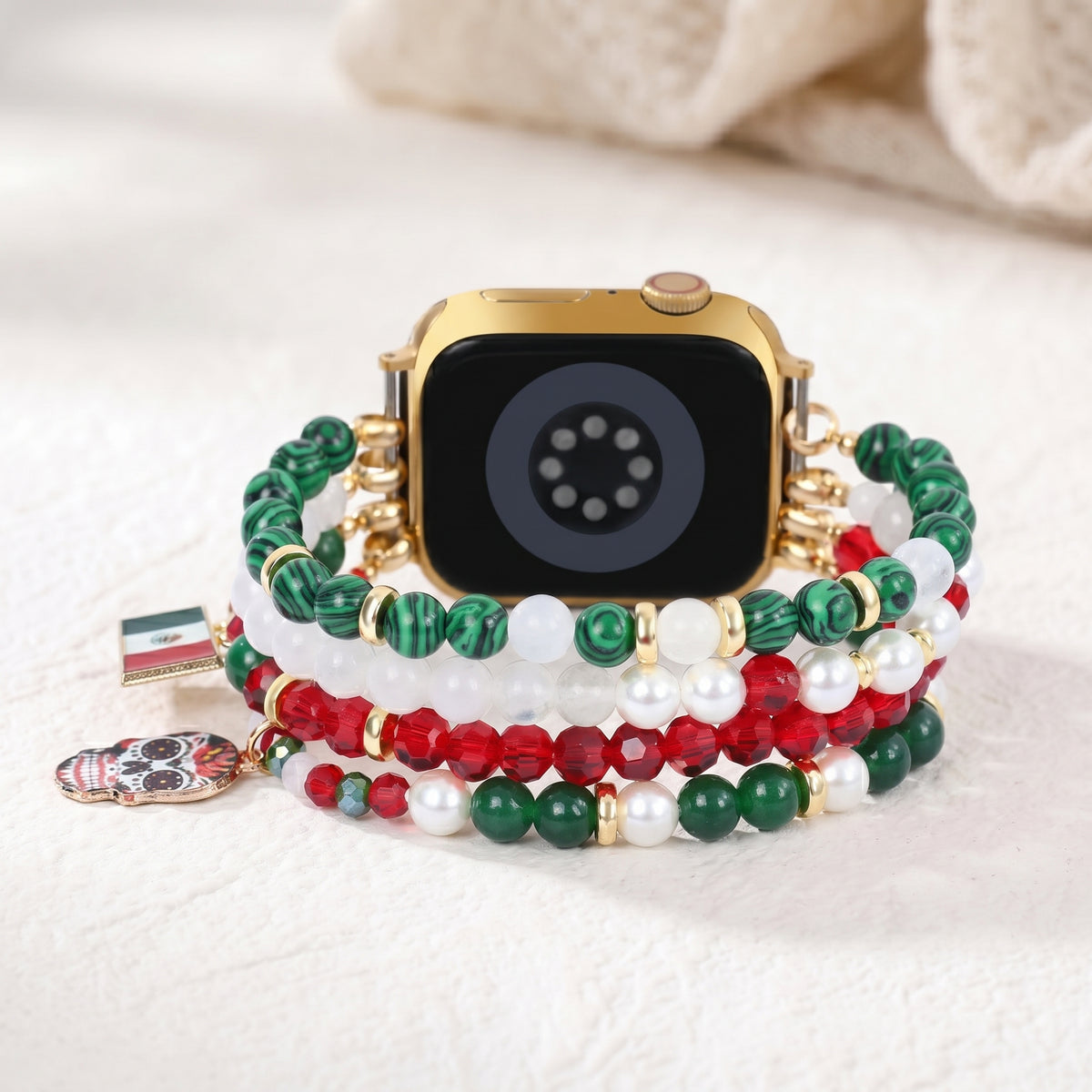 Correa elástica Viva México para Apple Watch