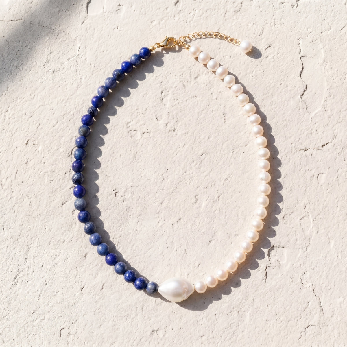 Collar de perlas con cuentas Grecia Egeo