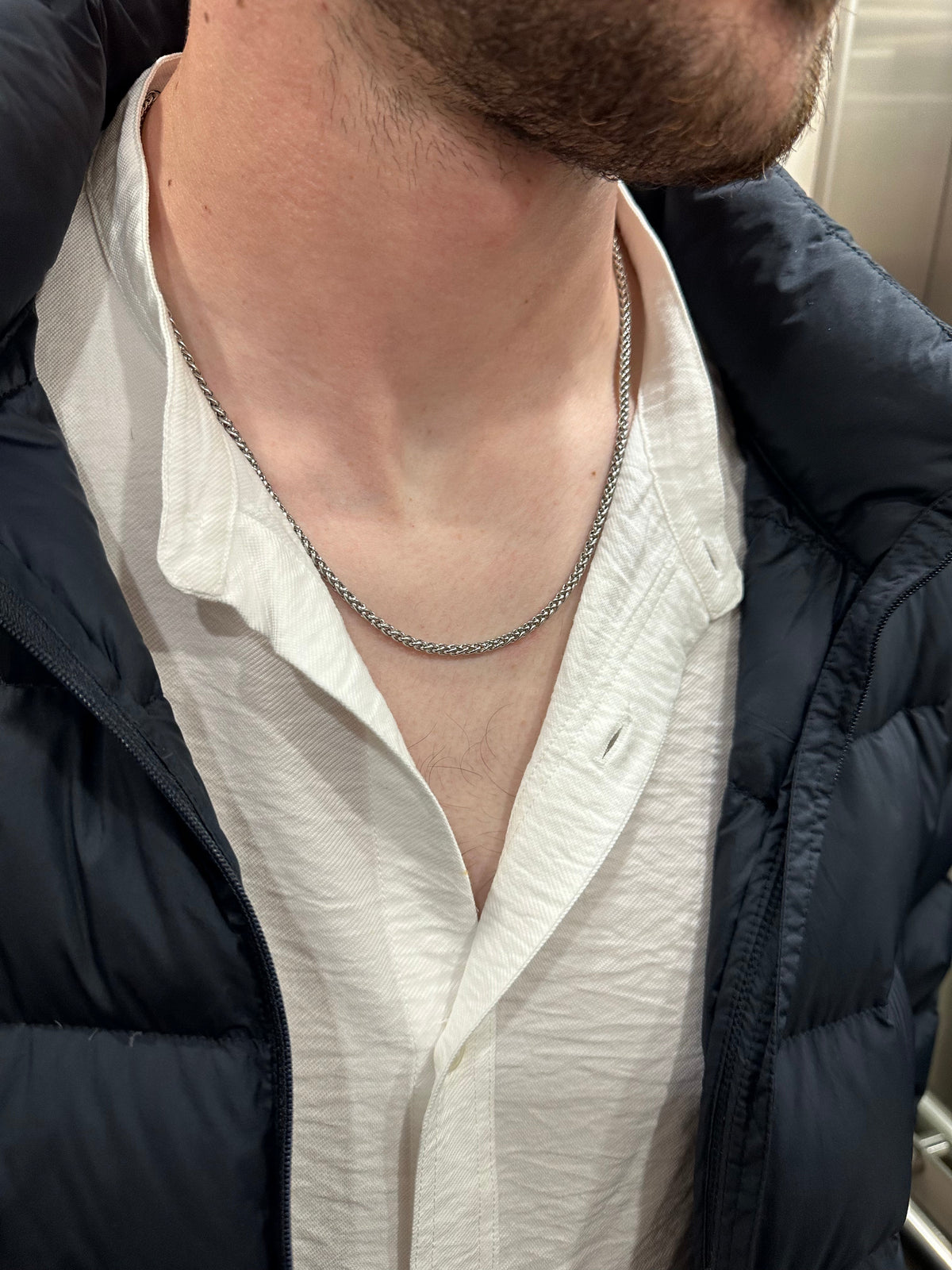 Cadena de trigo (plata) 3mm