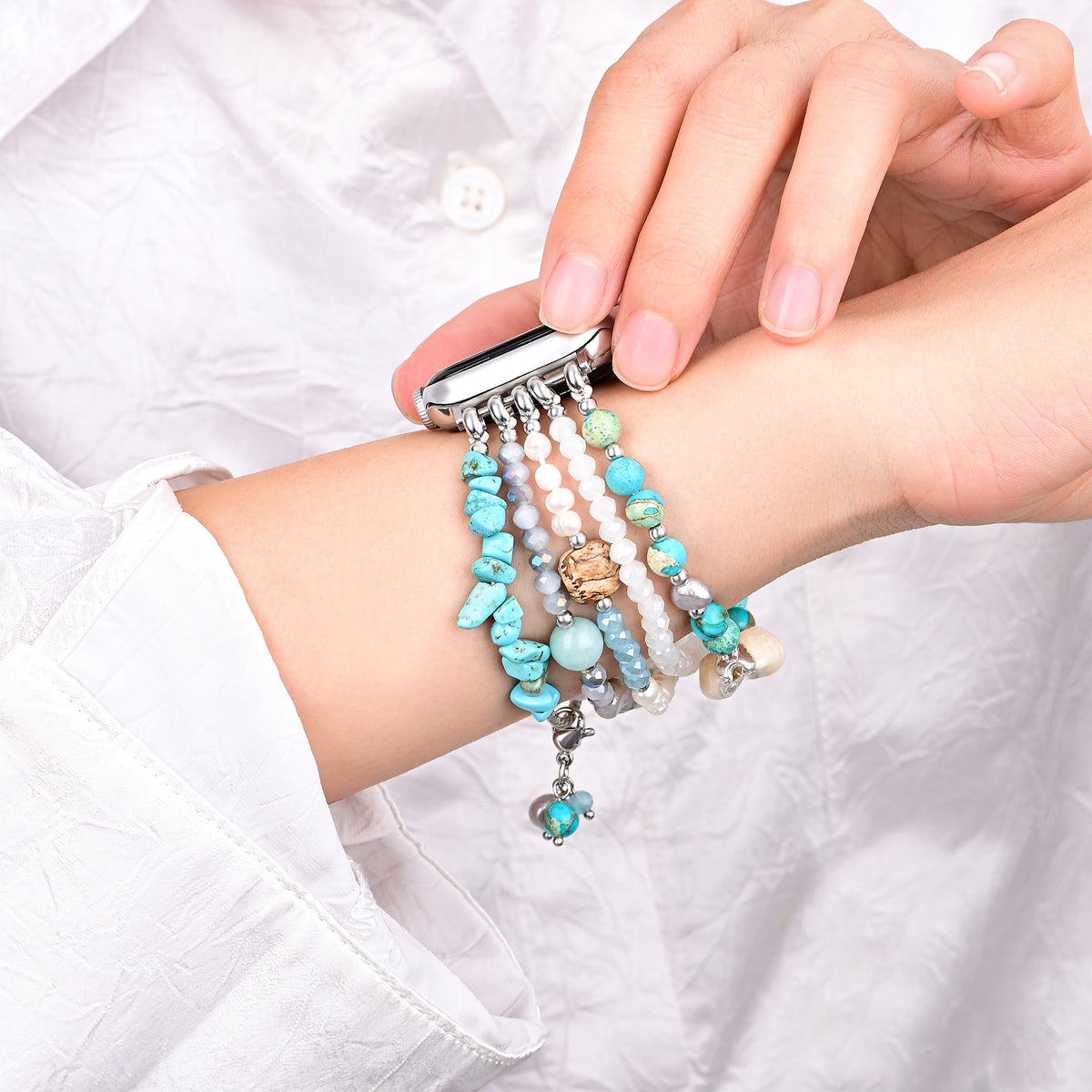 Correa elástica Intense Jasper Glimmer para Apple Watch