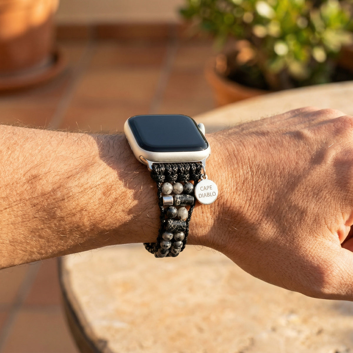 Correa activa para Apple Watch de labradorita para hombre