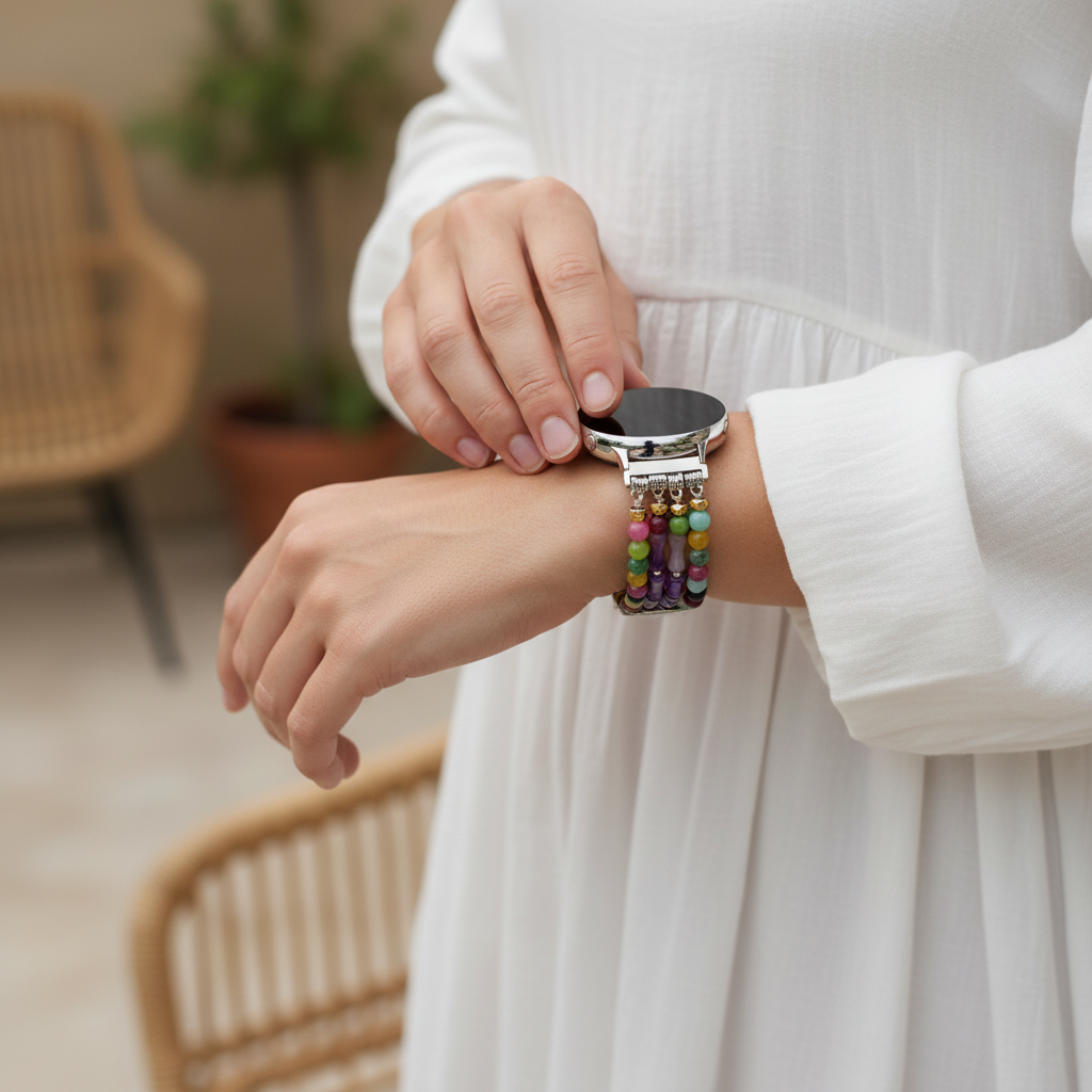 Correa de reloj extensible Mosaic Amethyst Samsung Galaxy