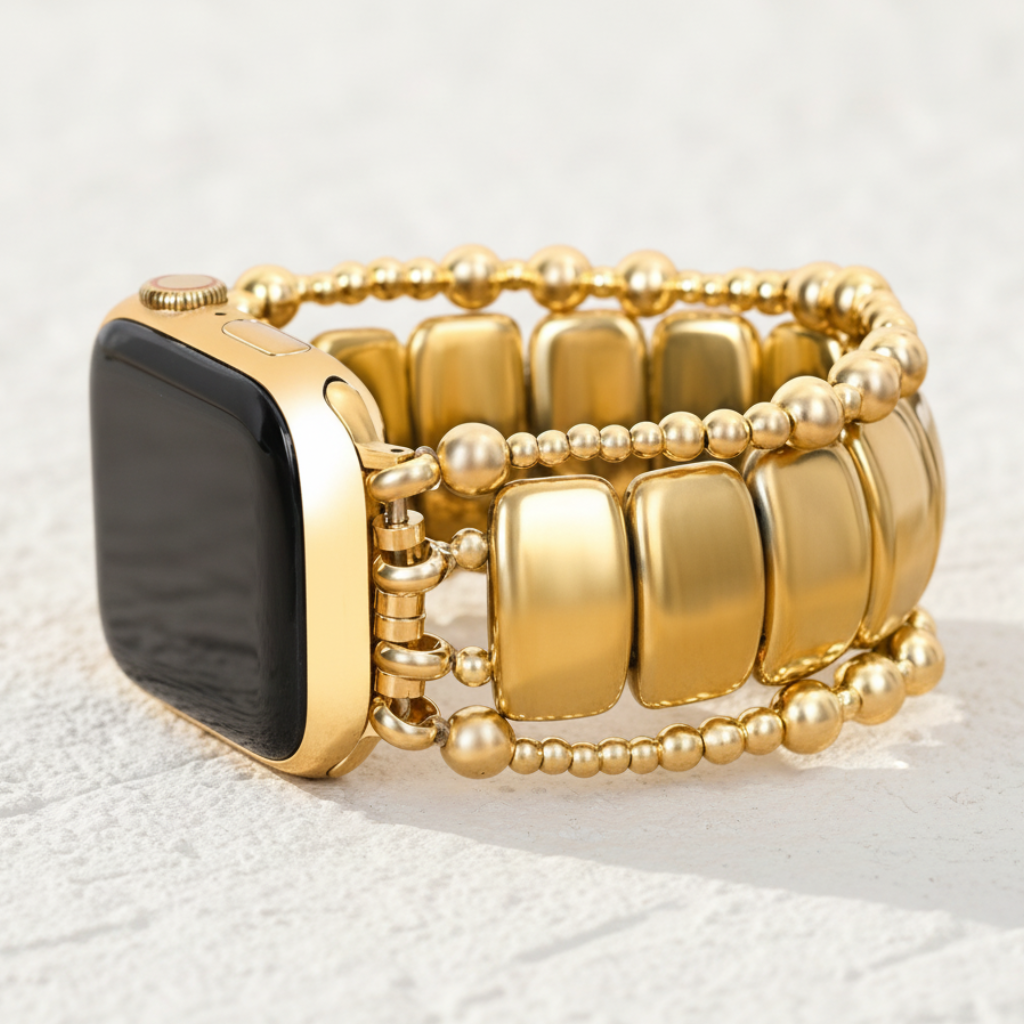 Correa elástica Gold Noir para Apple Watch