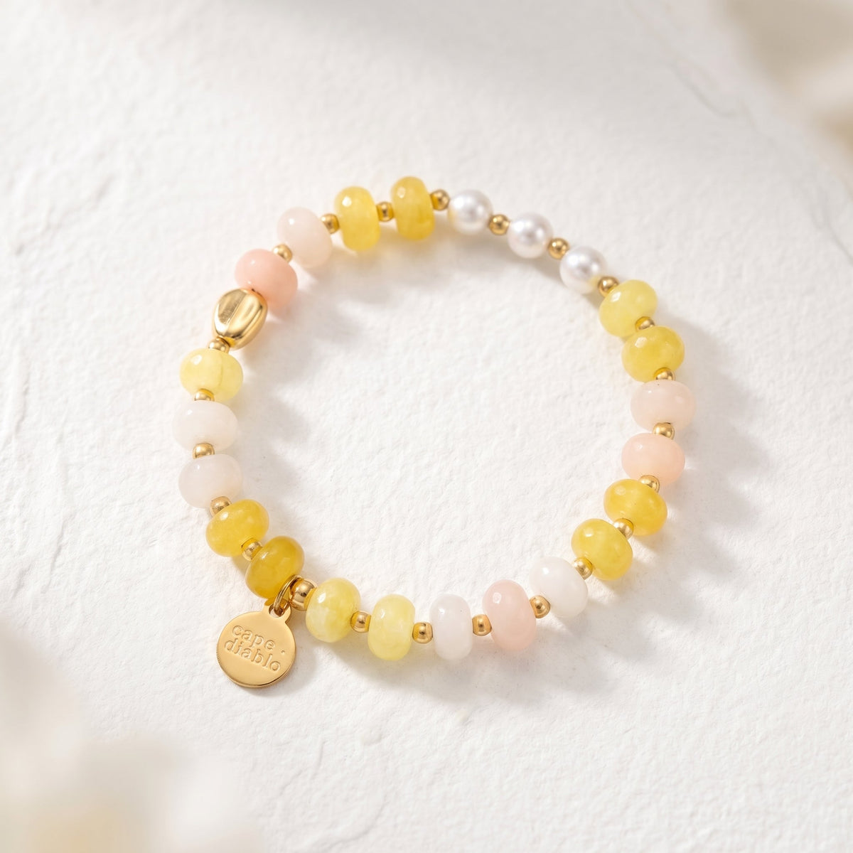 Pulsera Armonía de Jade Iluminado por el Sol