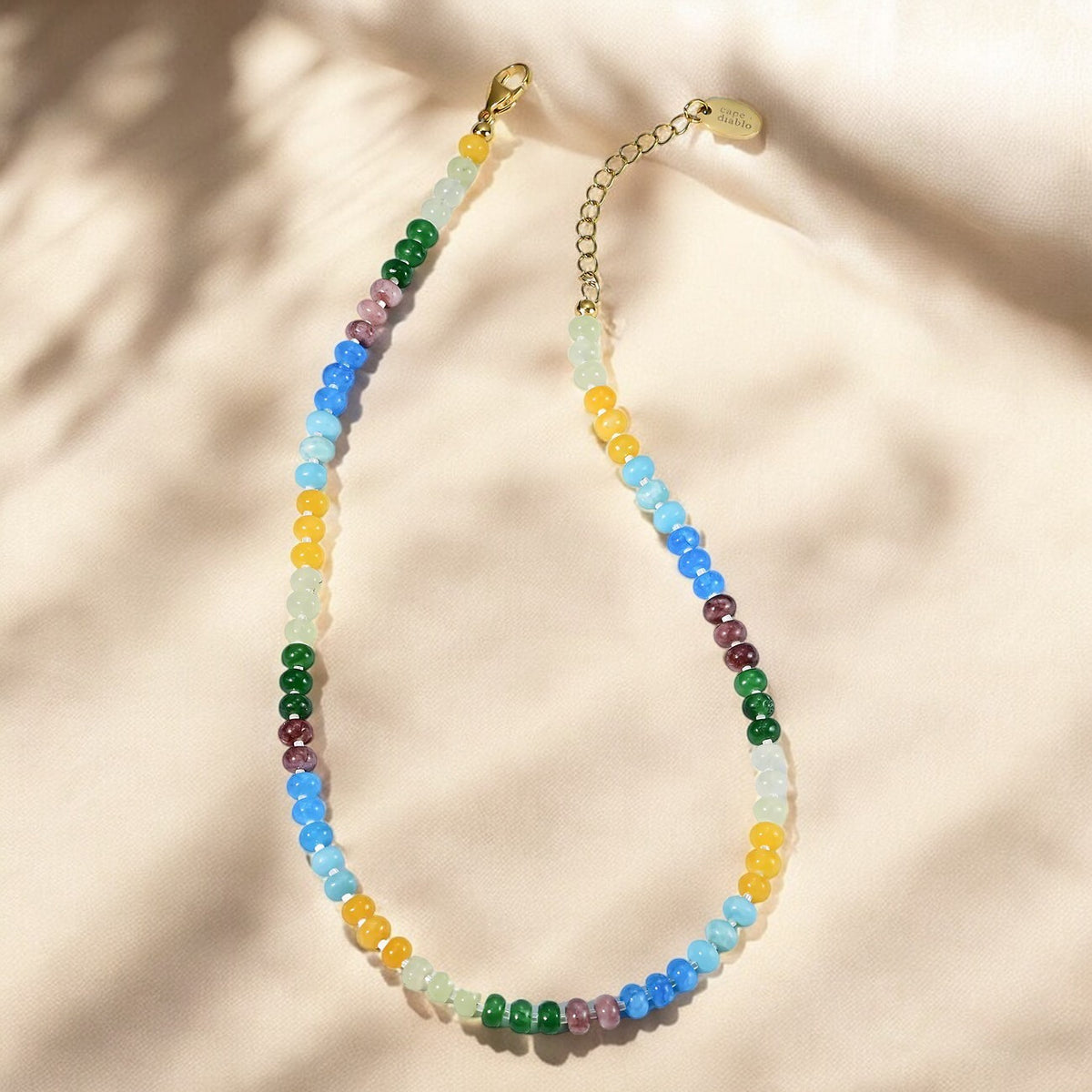 Collar de Piedra Encantadora del Amanecer