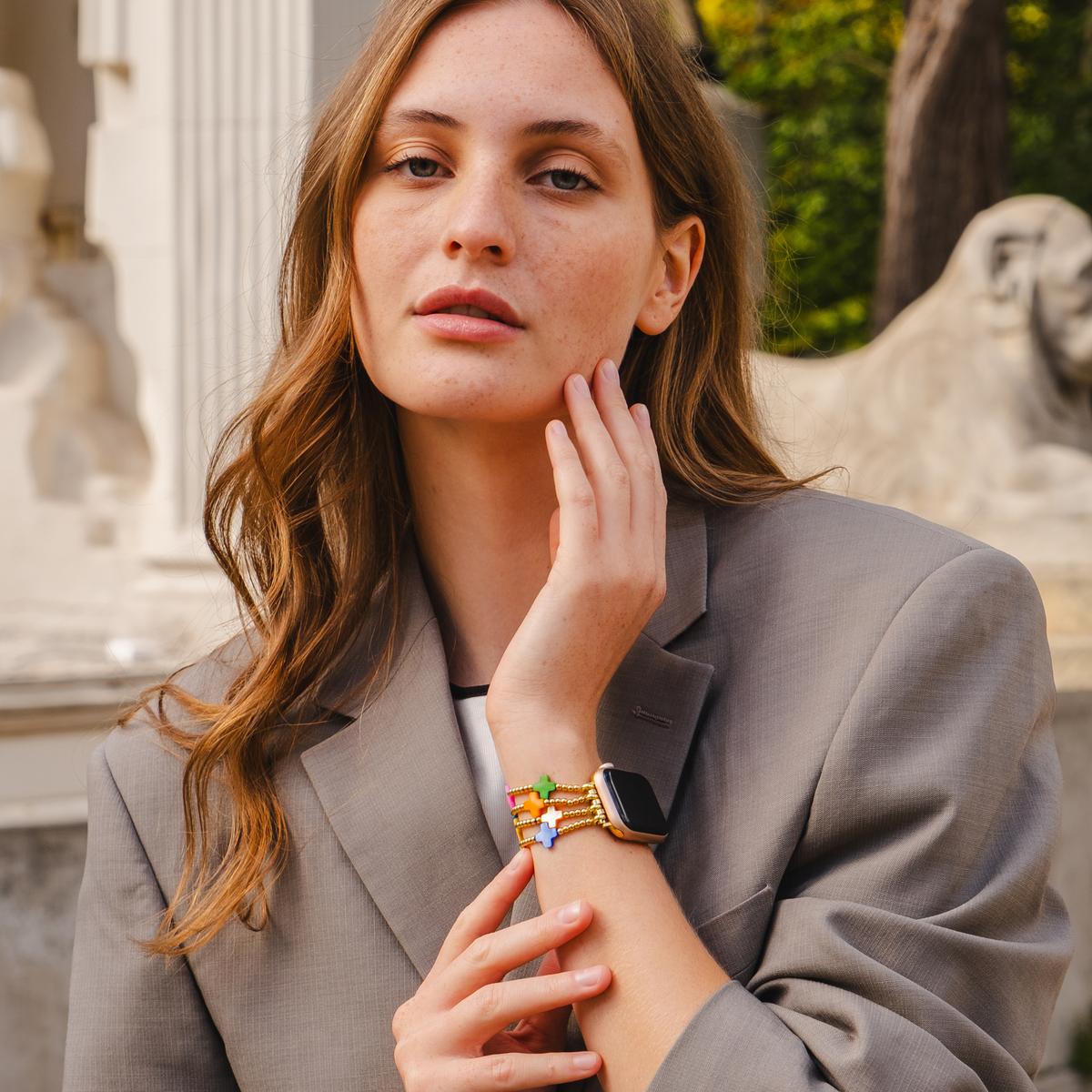 Correa de estiramiento cruzado Chakra Apple Watch