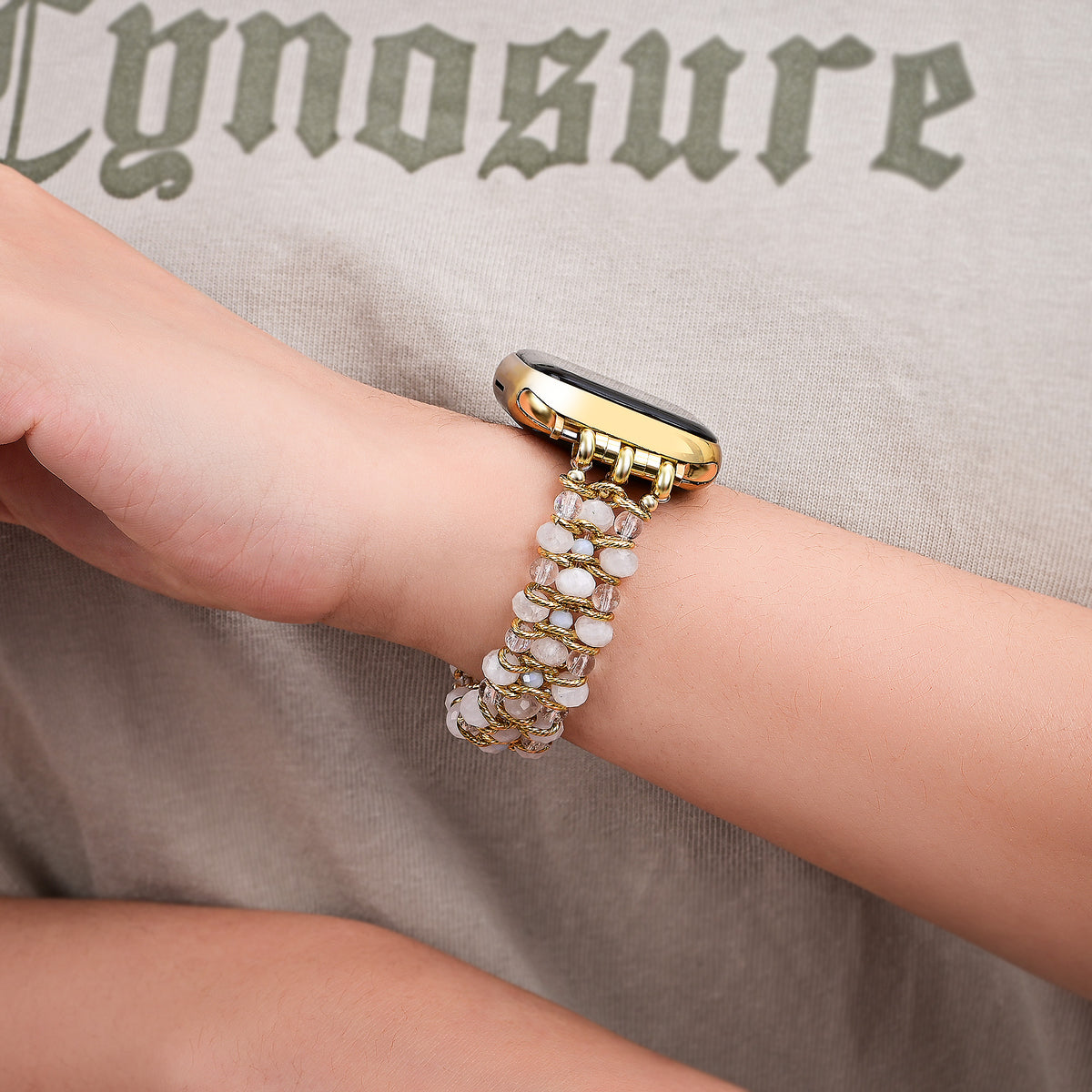 Correa trenzada Moonlight Goddess para Apple Watch