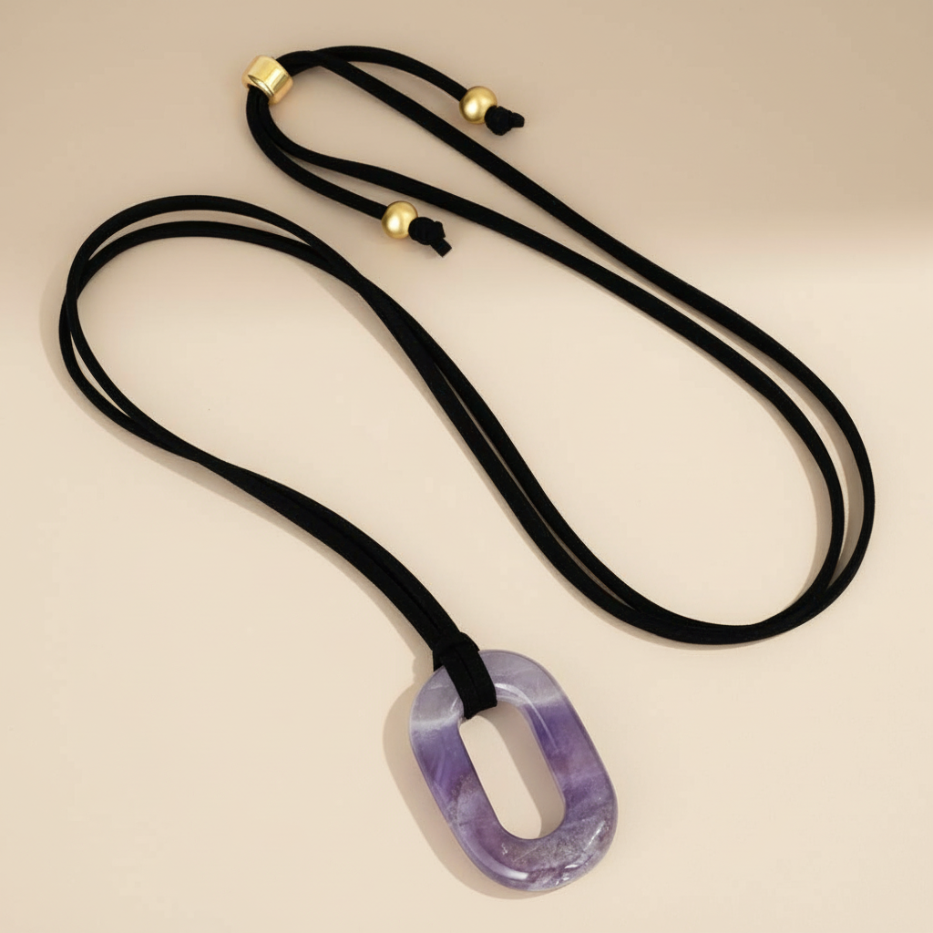 Collar Serenidad Amatista de Ante