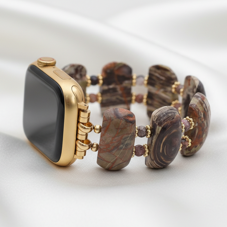 Correa elástica de ágata horizonte del desierto para Apple Watch