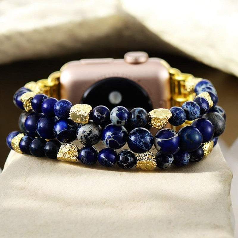 Correa Emperor Jasper Royal Stretch Apple Watch