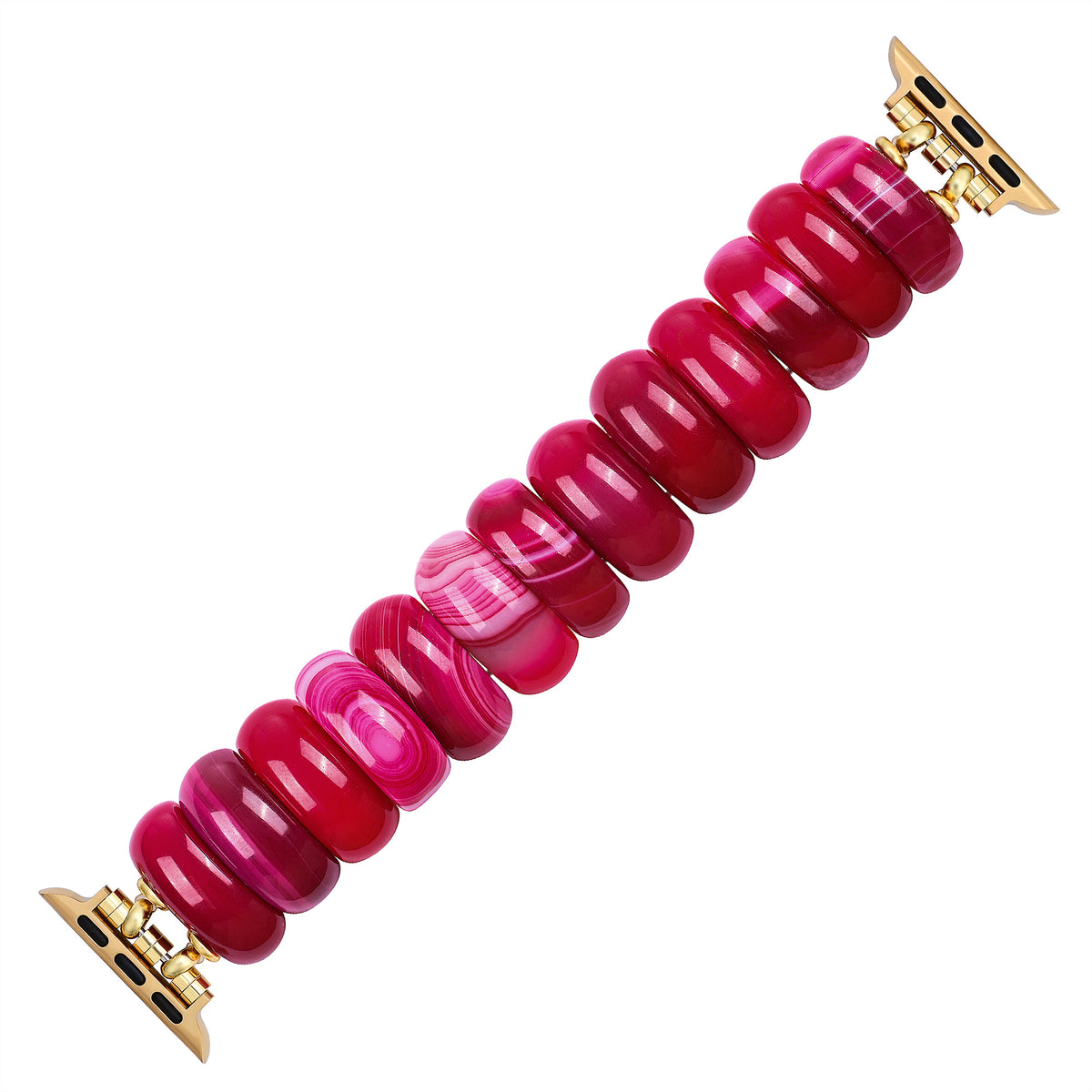 Correa elástica Crimson Mirage Agate para Apple Watch