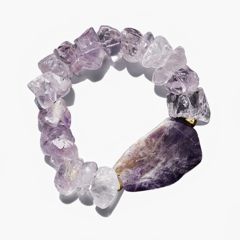 Brazalete elástico bohemio Amethyst Haze