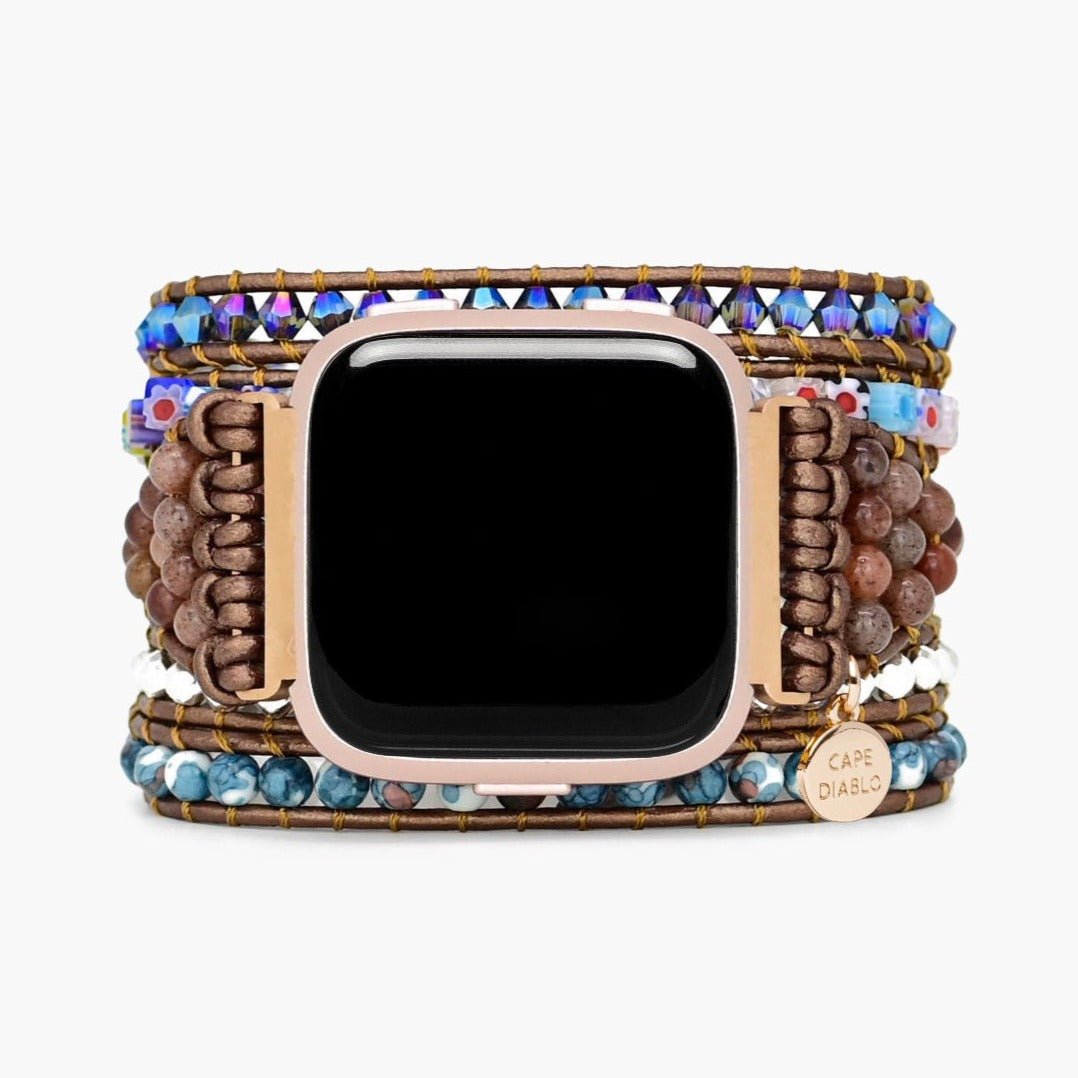 Imperial Flower Fitbit Versa 2 Watch Strap - Cape Diablo