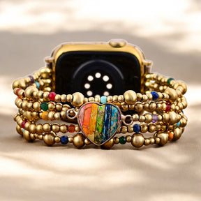 Correa Golden Essence Heart Stretch Apple Watch