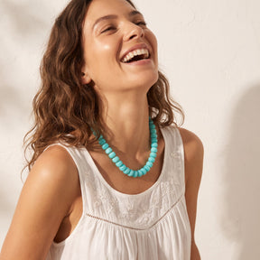 Collar turquesa «Chunky Coastal Dream»