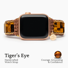 Correa de Apple Watch con Ojo de Tigre Fierce