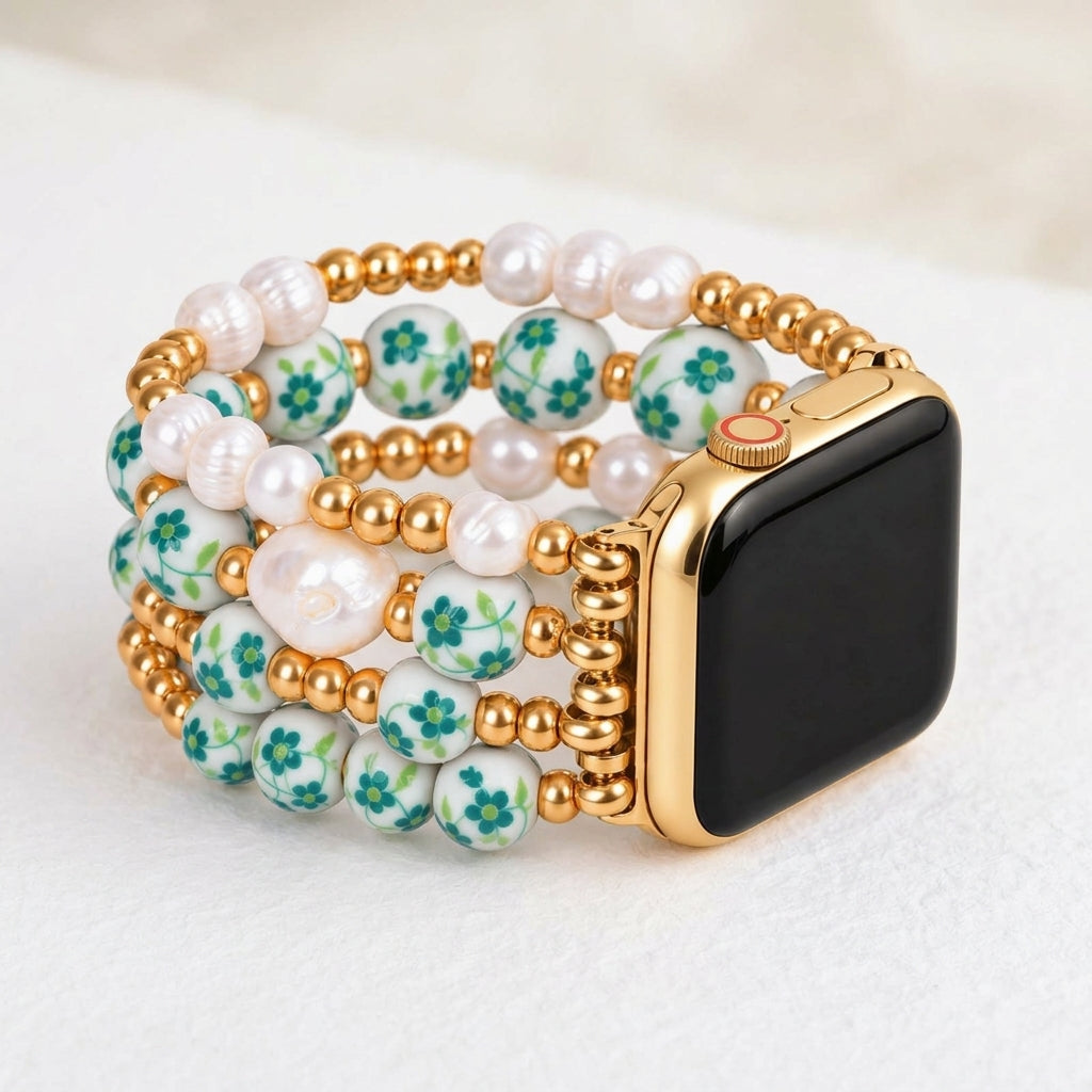 Correa para Apple Watch Emerald Grove de Porcelain Garden