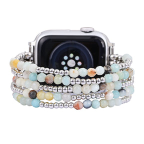 Correa elástica Amazonite Brilliance Apple Watch