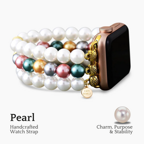 Correa elástica Apple Watch Pearl Garden