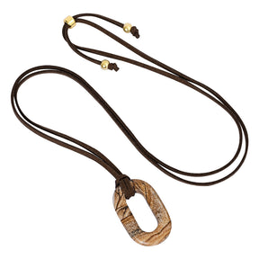 Collar Serenidad Piedra Imagen de Ante