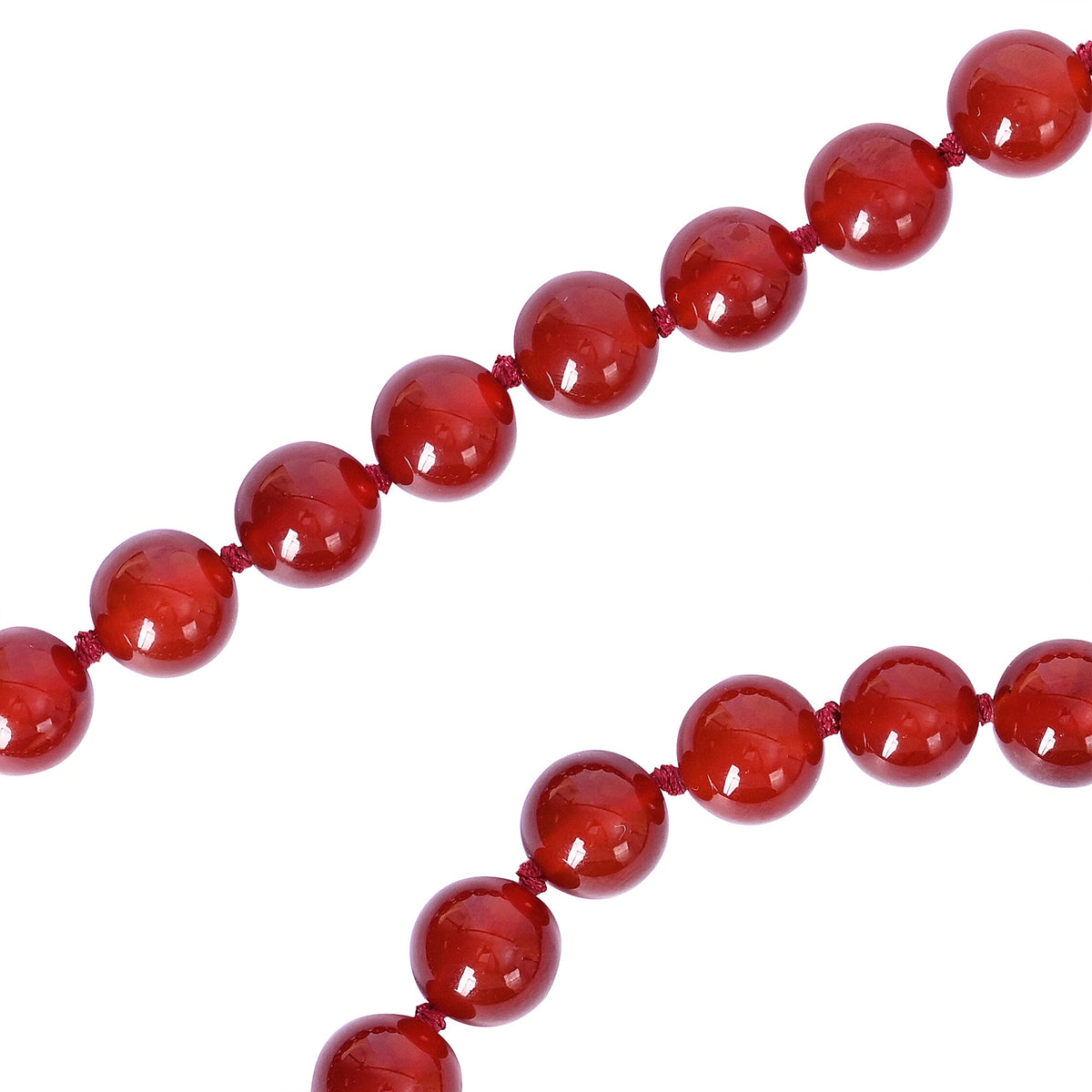 Collar gargantilla de ágata roja
