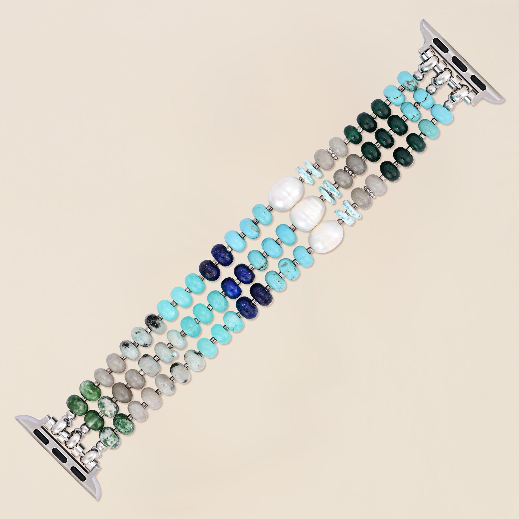 Correa Ocean Breeze Stone Stretch Apple Watch