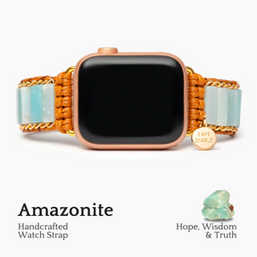 Correa Apple Watch con Amazonita Protectora