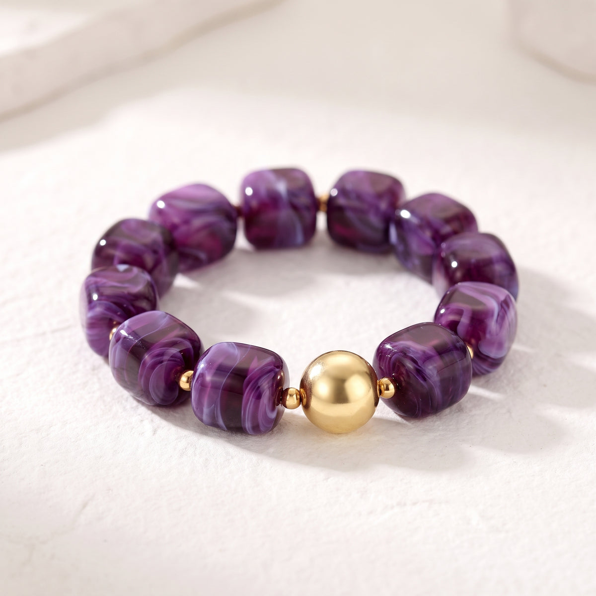 Pulsera gruesa Amethyst Dream
