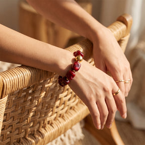 Pulsera gruesa Eclipse Escarlata