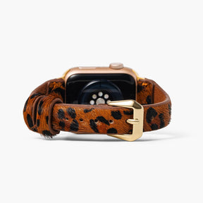 Correa para Apple Watch de cuero marrón Panthera